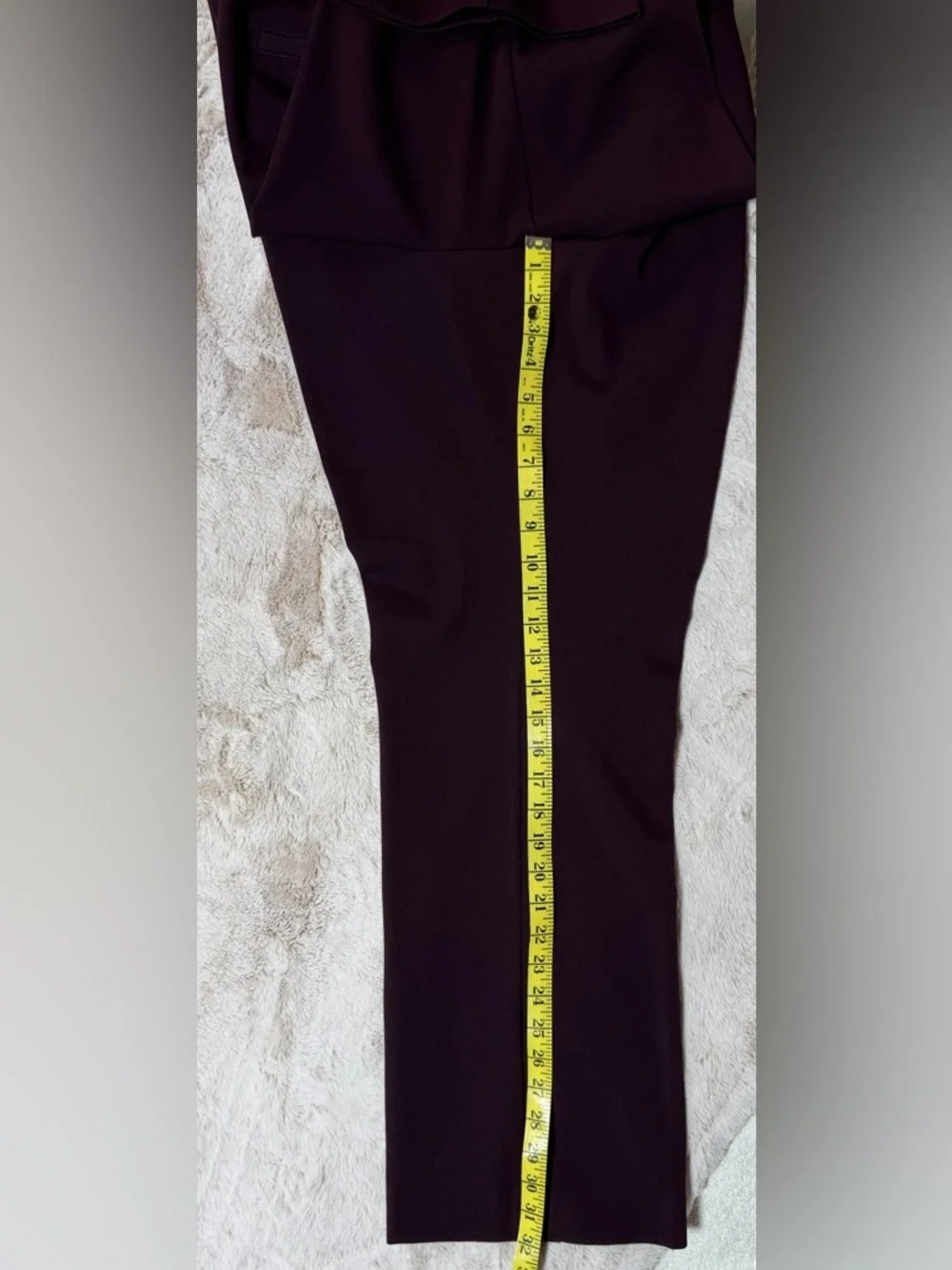 Women’s Maroon New York & Company Dress Pants 20 - Picture 7 of 7